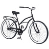 Single Speed Bicycles 26"Inch,Steel Frame,Wide Wheels for Stability,Rear Coaster Brakes,Multiple Colors Men'S Beach Cruiser Bike,Silver+Grey Steel Fitness Sports Sports Outdoor Bikes