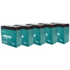 5 Pack 12V 20Ah Battery 6-DMF-20 Sealed Lead Acid Battery 6-DZM-20 for 60V 20Ah Mobility Scooter Electric Go Kart E Bike Motorcycle Golf Carts Electric Wheelchair ATV UTV Generator