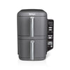 Ninja DoubleStack XL 2-Basket Air Fryer, DoubleStack Technology Cooks 4 Foods at Once, Space Saving Design, 10 QT, 4-in-1, Smart Finish & Match Cook, SL400