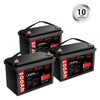 Dr. Prepare 2 Pack 12V 100Ah LiFePO4 Lithium Battery Deep Cycle Batteries for RVs, Trolling Motors, Boats