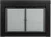 Pleasant Hearth Warming AN-1012 Alpine Fireplace Glass Door for Masonry Fireplaces, Large, Black