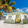 Zimtown 10 Person Tent Large Multi Room Tent for Family Camping Cabin Huge Tent with Carry Bag