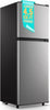 WANAI 4.5 Cu.ft Large Size Mini Fridge with Adjustable Thermostat, Compact Refrigerator Silver, New