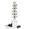 Exo Hydroponics 5 Tier Vertical Garden Planter Tower, Vertical gardening Indoor/outdoor, 20 Stacking Garden Pots, Includes Irrigation Tubing & Water Pump, 100% Money Back Guarantee