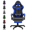Soontrans Gaming Chair with Massage, High Back Computer Gamer Chair for Adults and s, Ergonomic Game Chair with Adjustable Headrest and Lumbar Support (Blue)