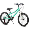 AVASTA 20'' Big Kids Mountain Bike for Age 6 7 8 9 10 11 12 Years Old Boys Girls Teen with Suspension Fork Front & Rear Dual Hand Brakes 6 Speeds Drivetrain, Cyan