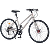 Outdoor Bike 7 Speed Hybrid bike Disc Brake 700C Road Bike For men women's City Bicycle,Mountain Bike for Outdoor