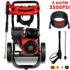 Pressure Washer Gas Powered, 3500PSI High Pressure Power Washer W/7.0HP Aluminum Pump, 210CC Powerful Engine, Maximum Spray 32.8FT, 4 Nozzles