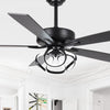 Parrot Uncle 52-Inch Contemporary Chrome Ceiling Fan with Integrated LED Lights and Remote Control