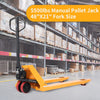 APOLLOLIFT Warehouse Hand Pallet Truck Jack 5500lbs 48x21" with Light Weight