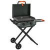 Blackstone Adventure Ready 2-Burner 22" Propane Omnivore Griddle with Flex-Fold Legs in Charcoal Gray