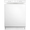 MIDEA 24" Front Control Dishwasher, 52 dBA, Hybrid Tub