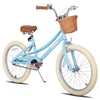 JOYSTAR Girls Bike for 2-12 Years Old Toddlers and Kids, 12" 14" 16" Kids Bike with Training Wheels & Basket, 20 Inch Kid's Bicycle with Kickstand, Retro Style Bikes