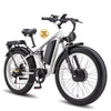 KAIJIELAISI Electric Bike for Adults,AWD Ebikes Dual Motor Peak 6000W, 26'' Fat Tire bikes with 52V 26AH Battery Hydraulic Brake ??Electric Bicycle, 7 Speed Mountain EBike UL 2849.