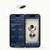 Nanit Pro Baby Monitor & Wall Mount: HD Video, Sound, Sleep Tracking, Sensor-Free Breathing Monitoring