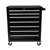 7 Drawer Tool Chest with Wheels,Metal Locking Rolling Tool Box with Tool Organizer Trays for Tool Storage Organizer,Portable Standing Mechanic Toolbox for Garage,30 Inch Tall Tool Cabinet
