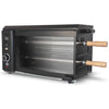 Brazilian Flame 2-Skewer Brazilian Rotisserie Electric Grill in Red