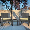 Patio Furniture Set Clearance, Lofka 5 Piece Outdoor Sectional Furniture Chair Set with Cushions and Tea Table, Gray
