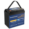 12V 100Ah LiFePO4 Lithium Battery, 100A BMS, 15000+ Deep Cycles, GOLDENMATE Battery for RV, Solar, Marine, Trolling Motor, Golf Carts, Backup Power