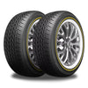 2 Vogue Tyres Custom Built Radial 235/55R17 99H White/Gold Sidewall Tires 460AA 0.3080.931 / 235/55/17 / 2355517