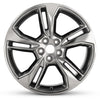For 2017-2019 Ford Fusion 19 Inch Hyper Black Rim - OE Direct Replacement - Road Ready Car Wheel