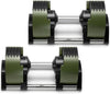 SMRTFT NUOBELL - All-in-One, Durable, Adjustable Dumbbells, Black, 5-80 lb