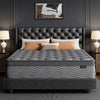 Madevos Queen Mattress 10 inch, Hybrid Mattress in a Box, Memory Foam and Individual Pocket Springs, Pressure Relief, Medium Firm