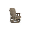 Signature Design by Ashley Hyland wave Outdoor Swivel Glider Chair, White