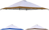 13x13 Canopy Replacement Top Cover,Single Tier Waterproof Silver Coated Canopy fits Coleman Outdoor Garden Camping Tent(Top Only not Include Frame