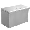 Luku Drop in Ice Chest, Stainless Steel Commercial Ice Bin with Hinged Cover, Outdoor Kitchen Ice Bar for Drinks