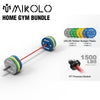 Mikolo 7ft Olympic Barbell, Barbell for Weightlifting and Powerlifting 45lb, Olympic Bar for 1500lbs Capacity, Weight Bar Fit 2�?Standard Weights