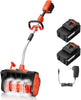 SPECSTAR 10Inches Cordless Snow Shovel 20V, Battery Powered Electric Snow Blower with Adjustable Front Handle, 4.0Ah Battery and Charger Included, Orange