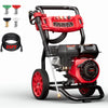 Pressure Washer Gas Powered, 3500PSI High Pressure Power Washer W/7.0HP Aluminum Pump, 210CC Powerful Engine, Maximum Spray 32.8FT, 4 Nozzles