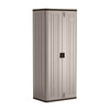 Suncast 3-Shelf Resin Base Garage Cabinet Locker, Gray