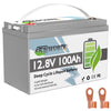 12V 100Ah LiFePO4 Lithium Battery,100A BMS,TCBWORTH BCI Group 31 Battery for RV,Solar,Marine,Camping,Trolling Motor,off-Grid,Backup Power,Motorhome,15000+Deep Cycles