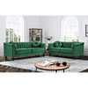 Uspridefurniture Hills Tufted Back 2Pcs Living Room Set,Black Velvet