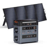 OSCAL PowerMax 6000 Portable Power Station, 3600Wh LiFePO4 Battery with 6000W Output, BP3600 Expansion Battery & 200W Solar Panels, Solar Generator for Camping, Home, Outdoor, Emergency Use