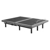 IdealBase Adjustable Bed Frame Twin XL, Massaging Zero Gravity Adjustable Bed Base, Electric Adjustable Beds with 3 Speed Head & Foot Massage, Wireless Remote, 2 USB Ports, 800LBs Capacity Gray