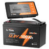 LiTime 12V 100Ah TM LiFePO4 Lithium Battery Low Temp Protection Deep Cycle Trolling Motors Battery
