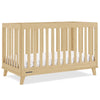 Delta Children Frankie 4-in-1 Convertible Crib - Greenguard Gold Certified, Black with Natural