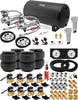 Vixen Air Suspension Kit for Truck/Car Bag/Air Ride/Spring. On Board System- Dual 200psi Compressor, 6 Gallon Tank. For Boat Lift,Towing,Lowering,Load Leveling,Onboard Train Horn VXX1208FW/4863DCF