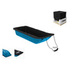 Pelican Trek 52 Utility Sled - Ram-X Runners, Pull Rope and Travel Cover - 4 Season Sled - Heavy Duty RAM-X Construction - Carry Up to 226 lb - Cyan