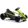 Kojooin Go Kart for Kids,24V Battery 300WX2 Motors Pedal On Foot Go Cart,8MPH High Speed Drifting Car with Slow Start Function,Rose red