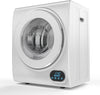 VINGLI Portable Clothes Dryer 10 lbs 110V White Electric Dryer Tumble