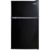 Arctic King 3.2 Cu ft Two Door Mini Fridge with Freezer, Stainless Steel, E-Star