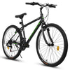 Aukfa 26" Mountain Bike for Men and Women, 21-Speed High-Performance All-Terrain Bicycle with Dual V-Brakes,Green