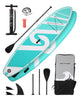Naipo Inflatable Paddle Board 10FT Stand up Paddle Board 10' SUP 6 in.Thick Board Carry Bag & Fast Pumping Green