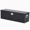 Mescukay 48" Aluminum Truck Tool Box for Pickup Truck Bed RV Toolbox, Heavy Duty Tool Storage Box, Waterproof Storage Organizer Chest with Handle and Lock, 48"x15"x15"