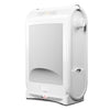EyeVac Touchless Electric Stationary Pet Vacuum Hard Floor Cleaner, White