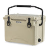 Resenkos 25 QT Hard Cooler with Aluminum Handle and Integrated Cup Holders-Gray